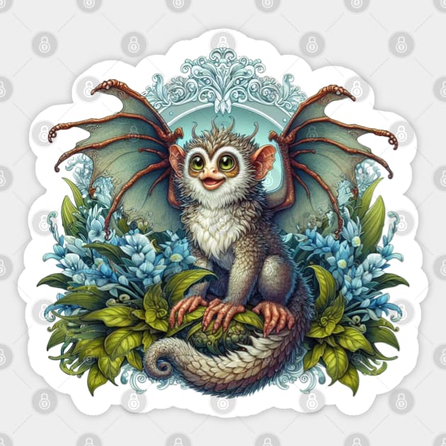 Monkey Dragon Sticker by Biothurgy